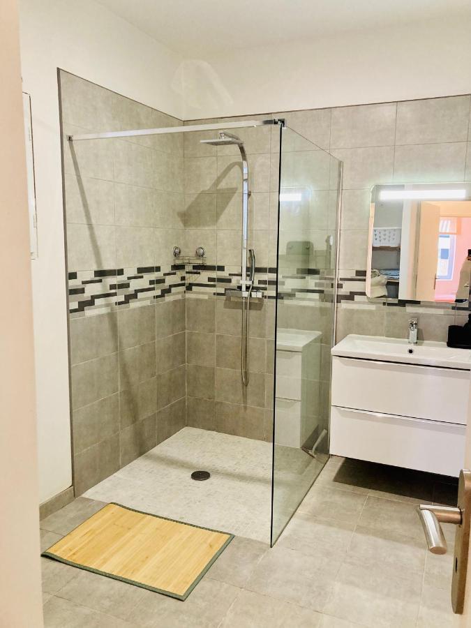 Le Riquet - Centre Ville, Rdc, Climatise, Jardin, Parking Privee Apartment