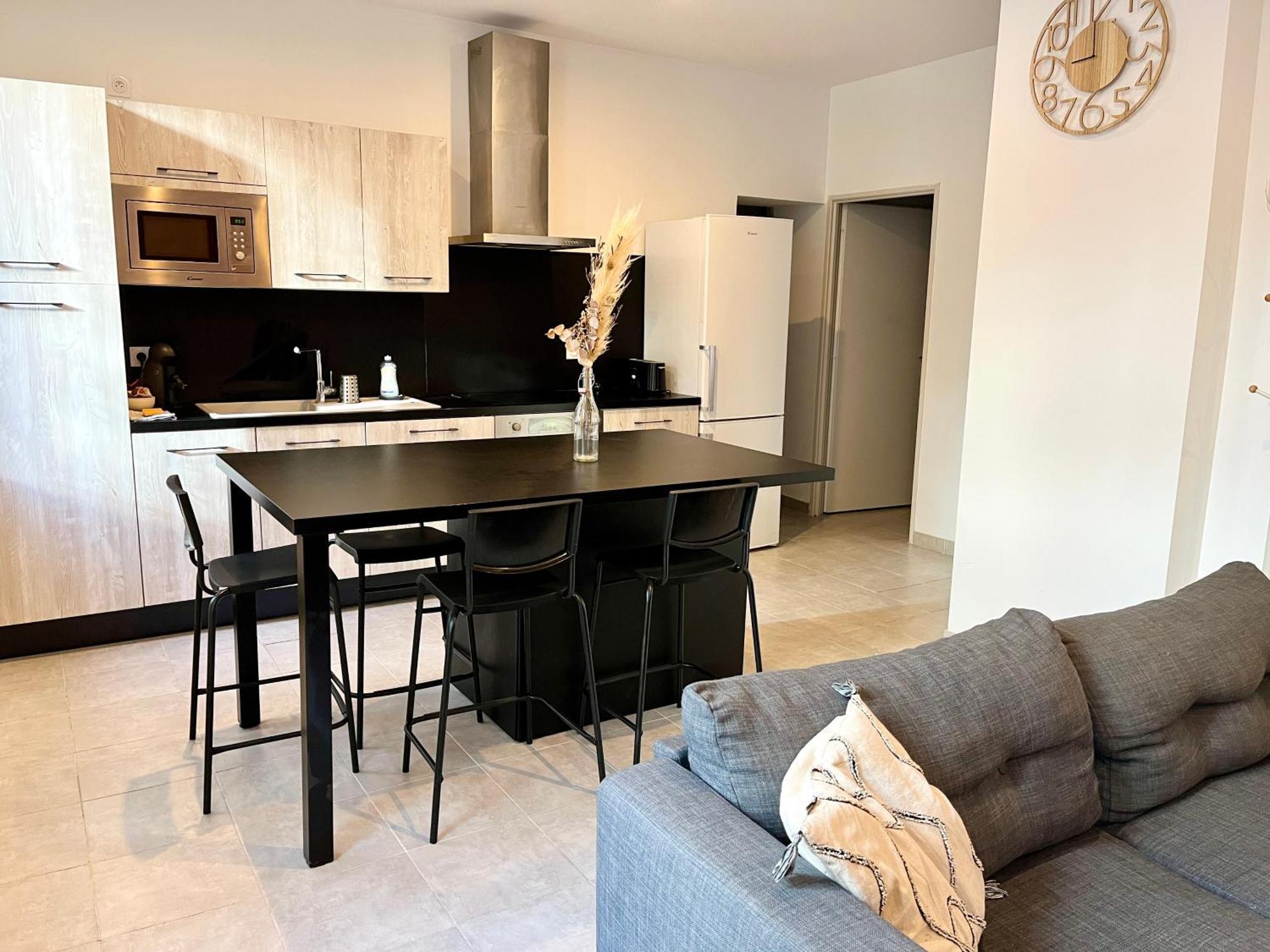 Le Riquet - Centre Ville, Rdc, Climatise, Jardin, Parking Privee Apartment *